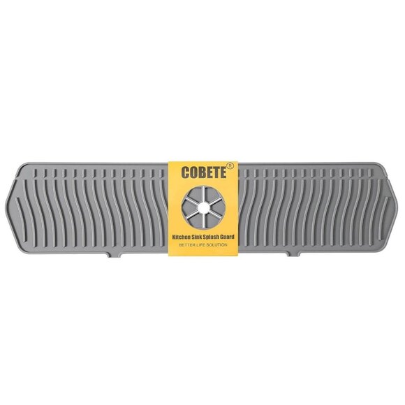 Kitchen Sink Splash Guard, 24in Faucet Mat Splash Catcher - Picture 1 of 7